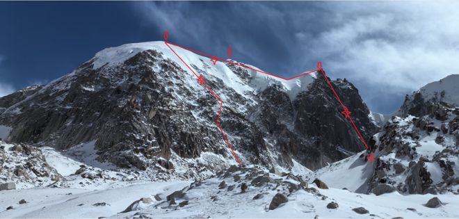 必一运动24暑期登山二次队竹庆雪山主峰、诺布甲峰首登报告