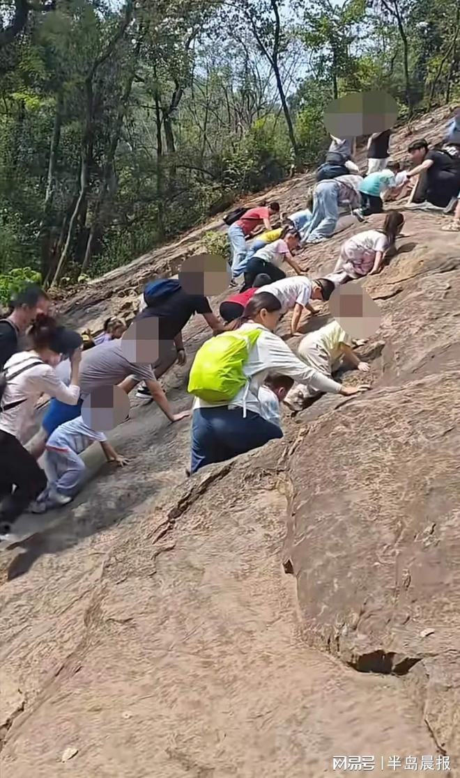 多名家长带娃野爬岳麓山“绝望坡”“几乎都没有防护装备”(图3) 多名家长带娃野爬岳麓山“绝望坡”“几乎都没有防护装备”(图3)